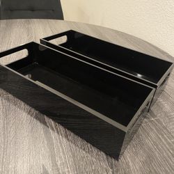 2 Toilet Storage Containers 