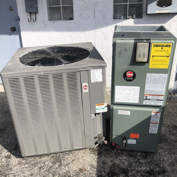 3.0 TON RHEEM COMPLETE SYSTEM 2013 16 SEER 410A for Sale in Hollywood