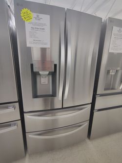 $1450(LIMITED TIME OFFER: FREE DELIVERY Within 20 Miles) LG French 4 Door Refrigerator