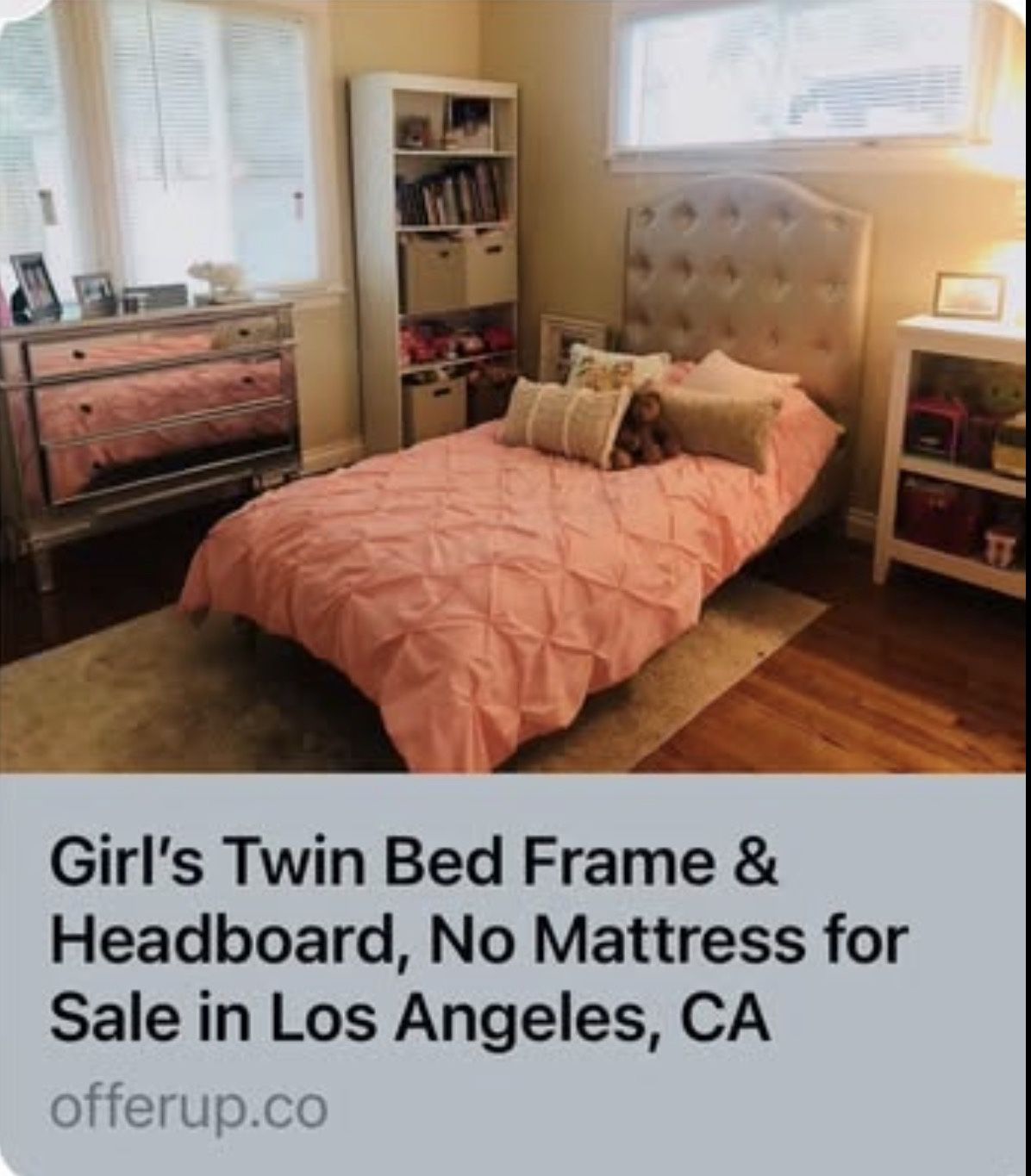 Girls twin bed Frame