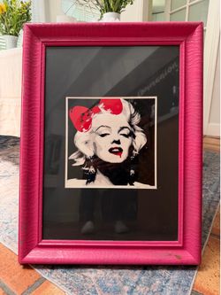 🎨 ART 🖼️  🔥  MARYLIN MONROE art piece by Death ￼New York City 2/100 Limited Run