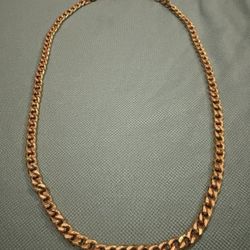 18K Gold Chain Cuban  (15.16g)