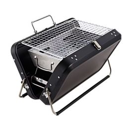 Portable BBQ Suitcase, Black