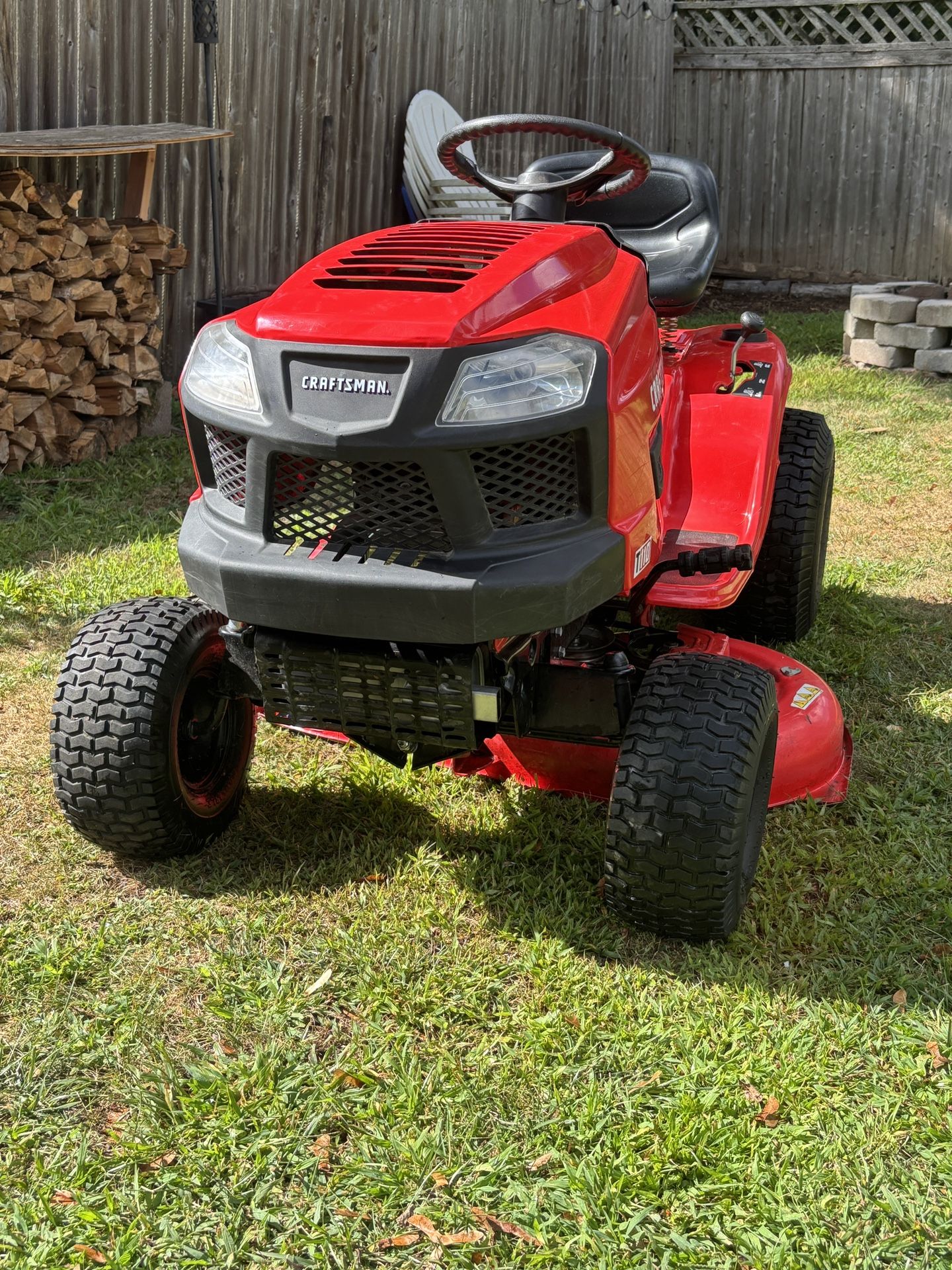 T110 Riding Mower Craftsman T110 Attachments Craftsman T110 Buy