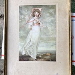 “Pink Girl” Tomas Gainsborough Print