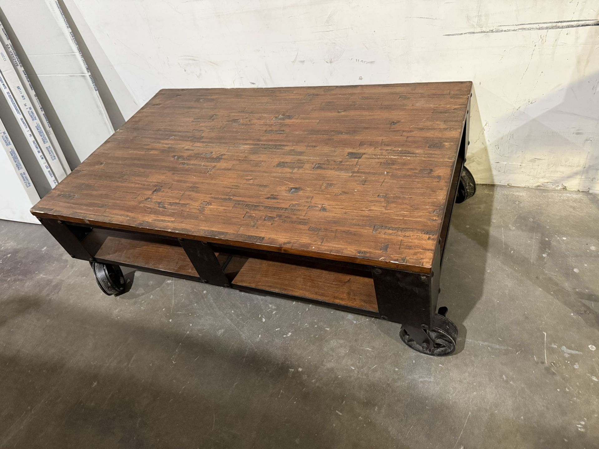 Antique Table For Sale Heavy Duty Really Nice Wheels