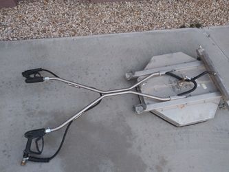 Spinner tool for hot water pressure washer