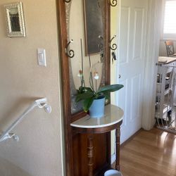 Hallway Mirror/ Coat Hanger