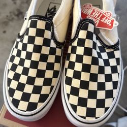 Vans checkerboard size 7.5 - new with box”