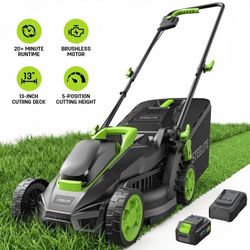 Lawn Mower Steelite 13-Inch Cordless