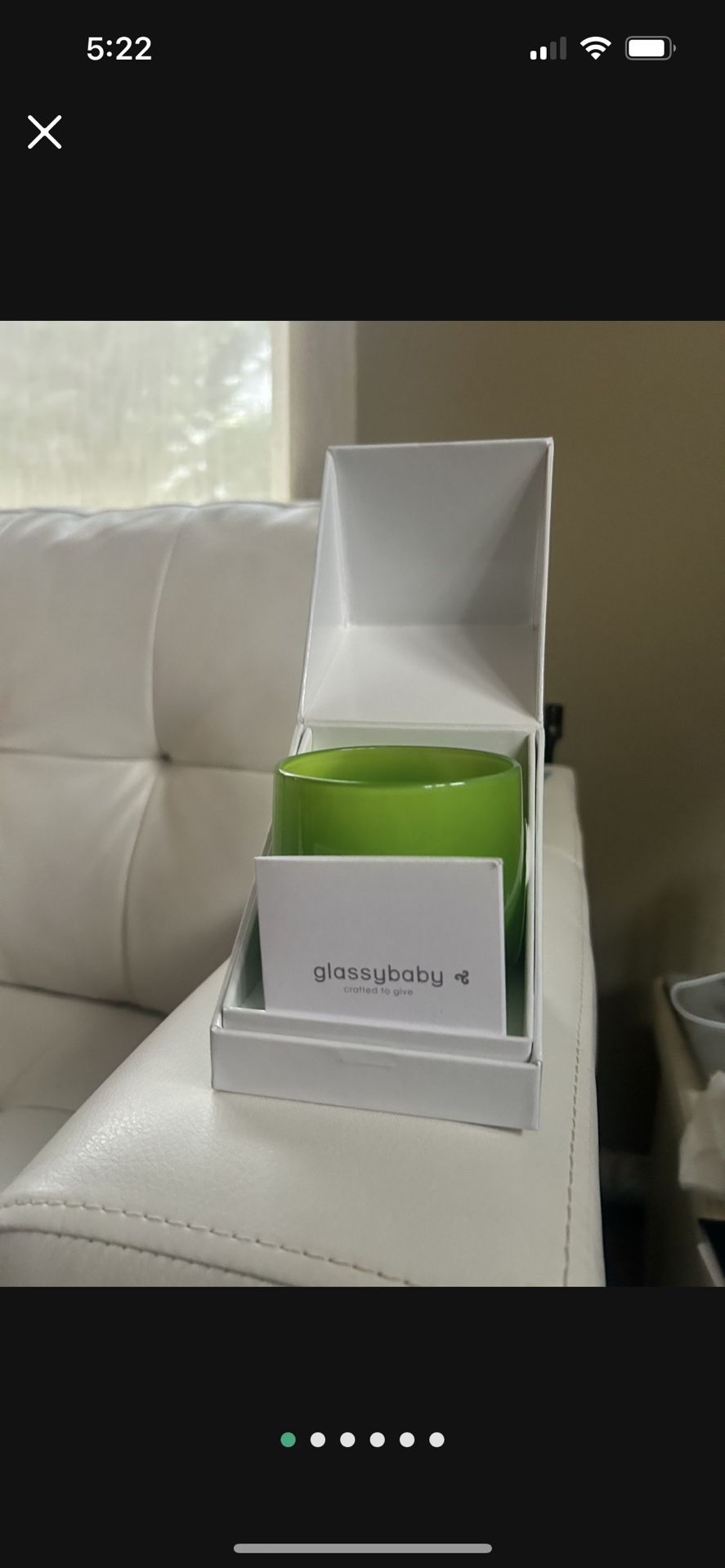 Glassybaby Candle