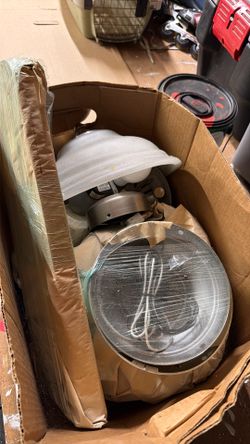 Ceiling fan with light kit