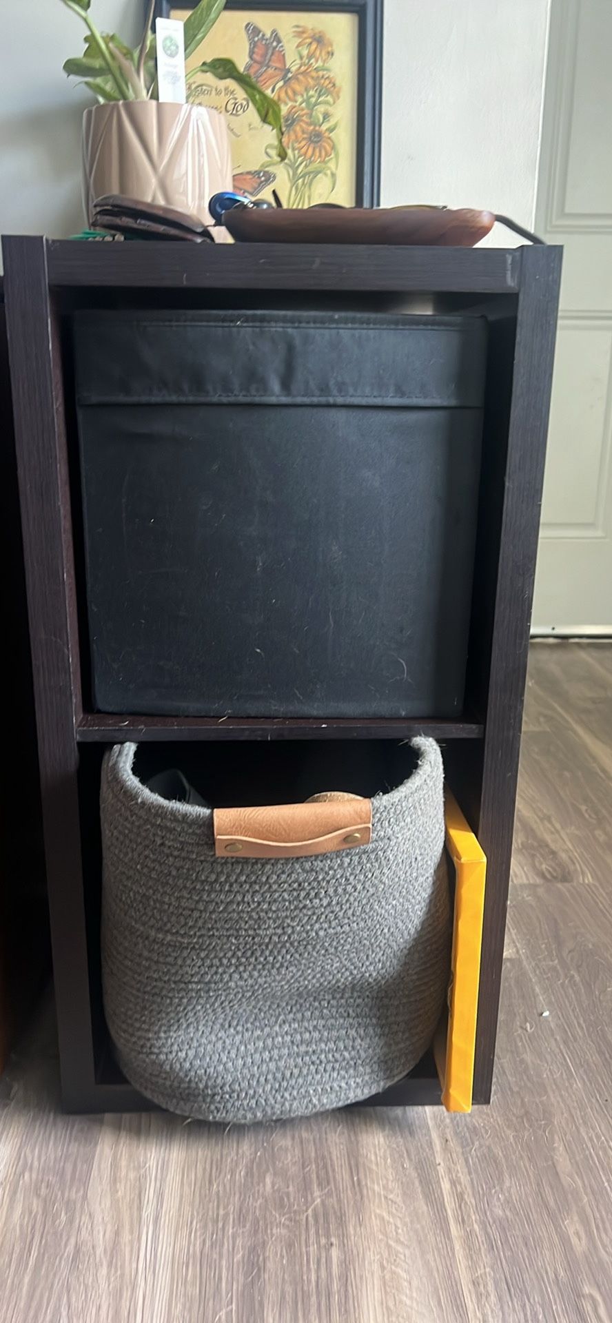 Two-cubby Storage