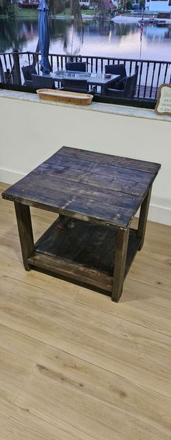 Wooden End Table
