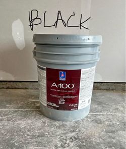 Exterior Paint . Color Black. Satin . Unopened