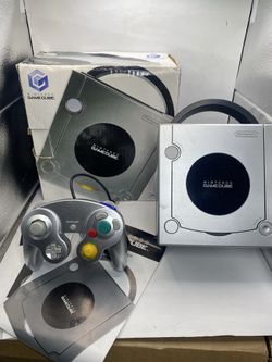 Nintendo GameCube Platinum Console DOL-101 Controller Box Game Bundle Tested