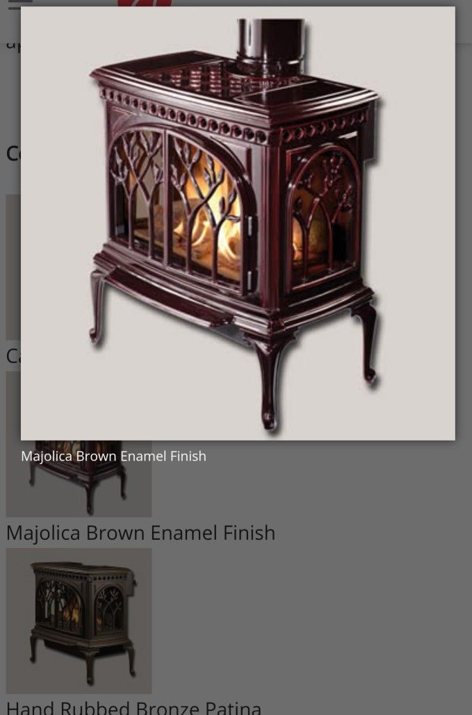 Avalon Tree Of Life Cast Iron Gas Stove/fireplace 31,000 BTUs