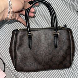 COACH MINI SATCHEL CROSSBODY BAG 