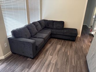 Like New Gorgeous Grey Sofa - $100 OBO, must go today