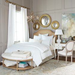 Upholstered Full Natural headboard