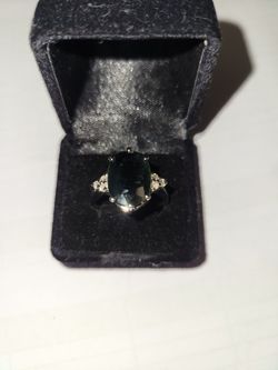 Green Sapphire Ring