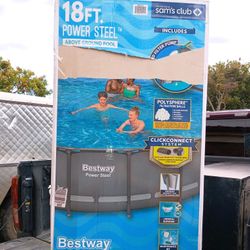 Best Way 18ft Power Steel Above Ground Pool