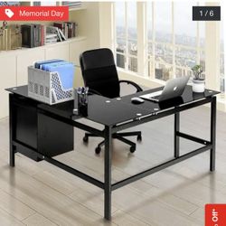 Glass Desk