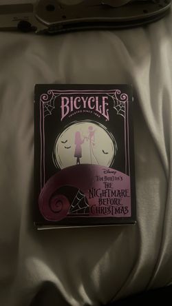 Nightmare before Christmas playing cards