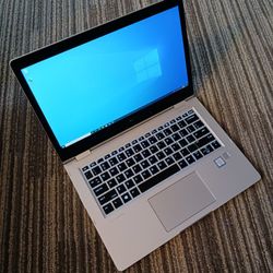 Touchscreen HP EliteBook 2 in 1 Laptop/Tablet Intel Core i5 CPU 16 GB RAM 256 GB SSD 1080P Full HD LCD Webcam HDMI Wi-Fi Bluetooth Windows 10 Pro 64