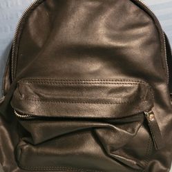 LEATHER BACKPACK/PURSE