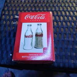 Coca-Cola, salt and pepper.