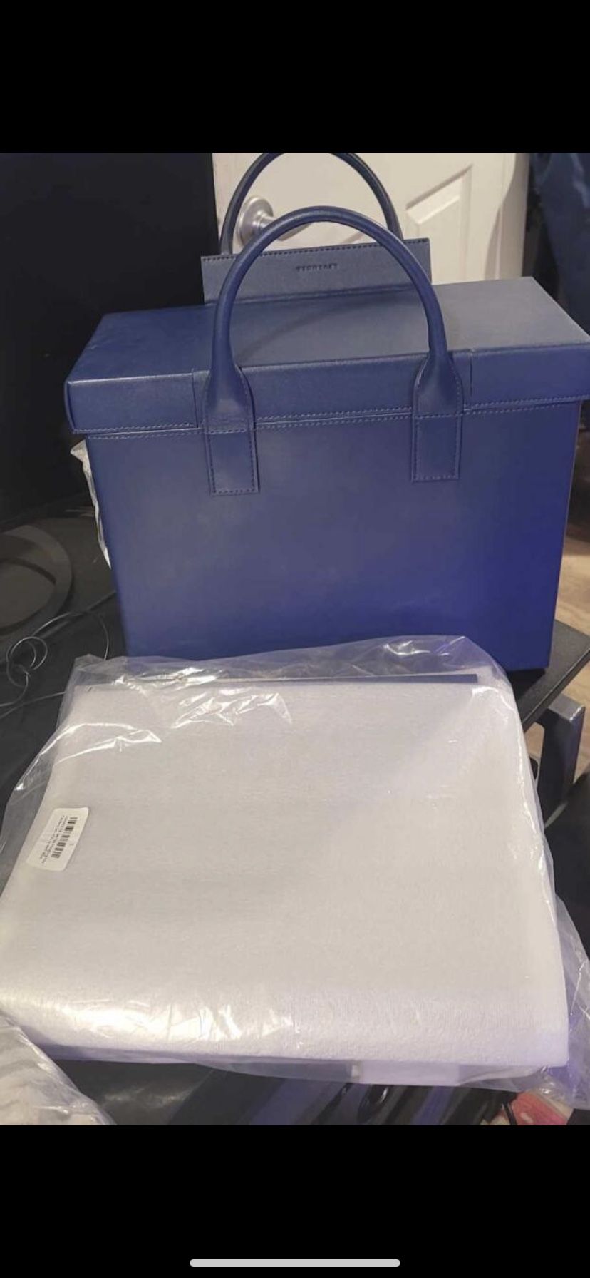 Portable File Tote, Office Ensemble With Lid