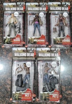 The Walking Dead McFarlane Action Figure set Series 3 Zombie Merle Complete Set