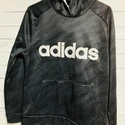 Adidas boy size xl 18/20 black sweatshirt and hoodie athletic shirts