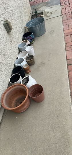 Multiple plant pots