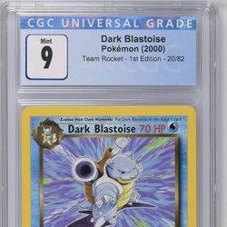 Dark Blastoise - Team Rocket 1st Edition CGC 9
