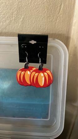 Pumpkin earrings