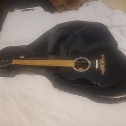 Fender FA-135CE BLK FA Series Acoustic-Electric Dreadnought 6-String Black RH