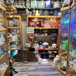 Uranium Glass, Glassware, Vintage Jewelry, MCM, Pyrex, Glasbake, Fire King, Pink Depression Glass & More!!!