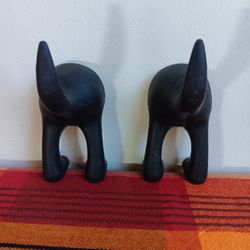 IKEA Black BASTIS Dog Tail Hook ( 2)
