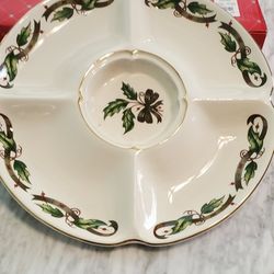 Platter With Christmas  Motifs 