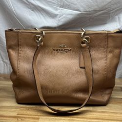 Brown Coach Bag Leather