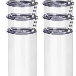 20 Oz Sublimation Tumblers With Straw Lid And Sleeve