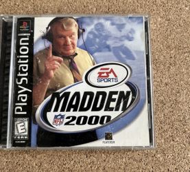 Madden NFL 2000 (Sony PlayStation 1, 1999) Plastic Case 