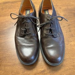 Timberland Men’s Size 11 Waterproof Leather Oxford Shoes Brown Rugged