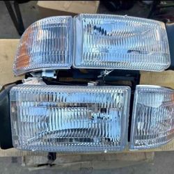 94-01 Dodge Ram Headlights Faros Calaveras Micas Luces 