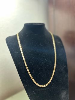 10K Tri-Color Valentino Chain