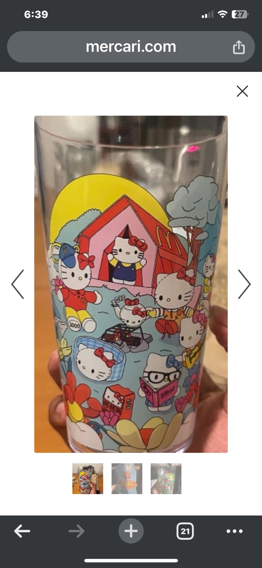 Hello Kitty Cup New Never Open