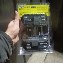 Ryobi 4ah Batteries 2-pack