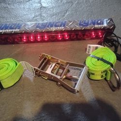 Tow Lights And D Ring Straps . Brand New ! 250 Obo 
